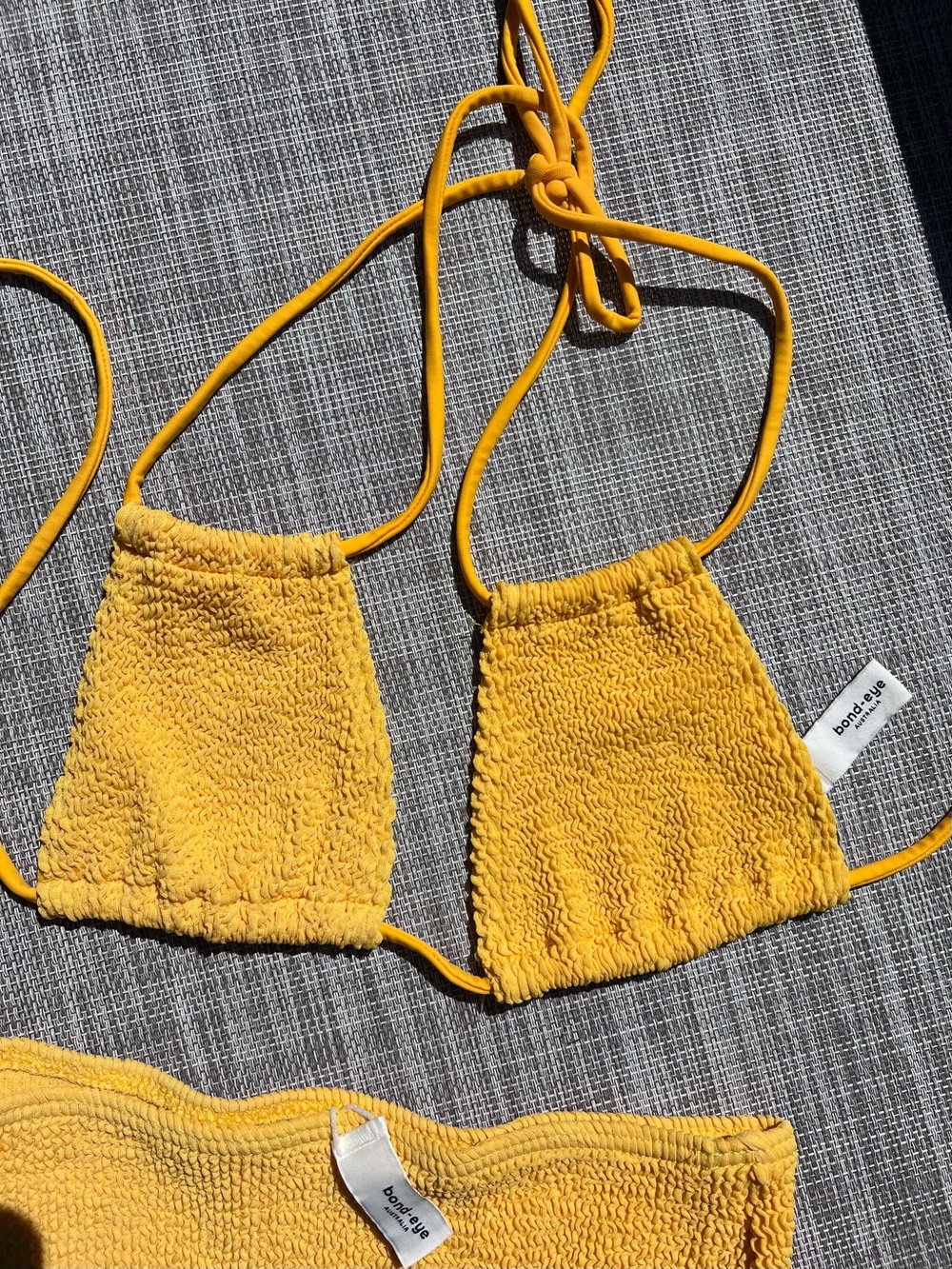 Yellow Bond Eye Palmer Bikini - Picture 2 of 5